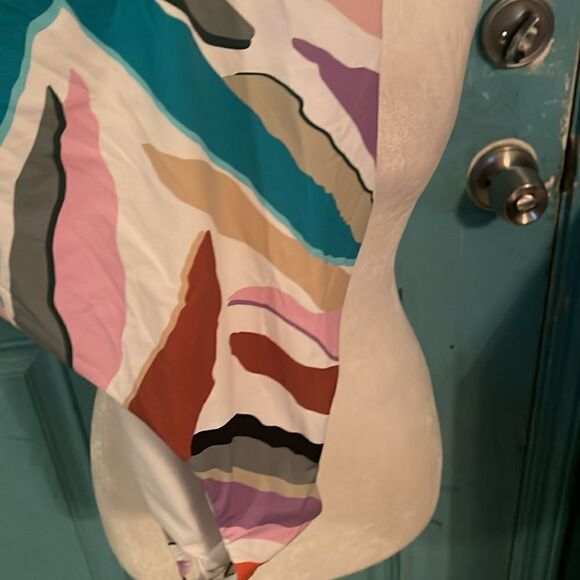 BCBG MaxAzria Zoey Plunge One piece bathing suit size 10 NWT - Picture 5 of 12